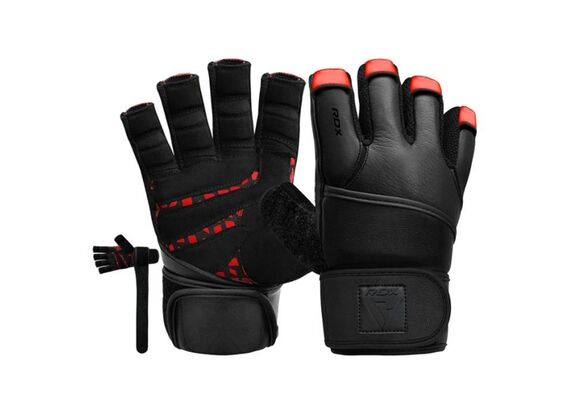 RDXWGL-L7R-LPLUS-Gym Glove Micro Red/Black Plus-L