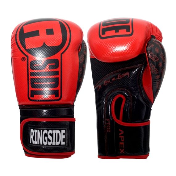 RSFTG2 RD/BK 18OZ-Ringside Apex Flash Sparring Gloves