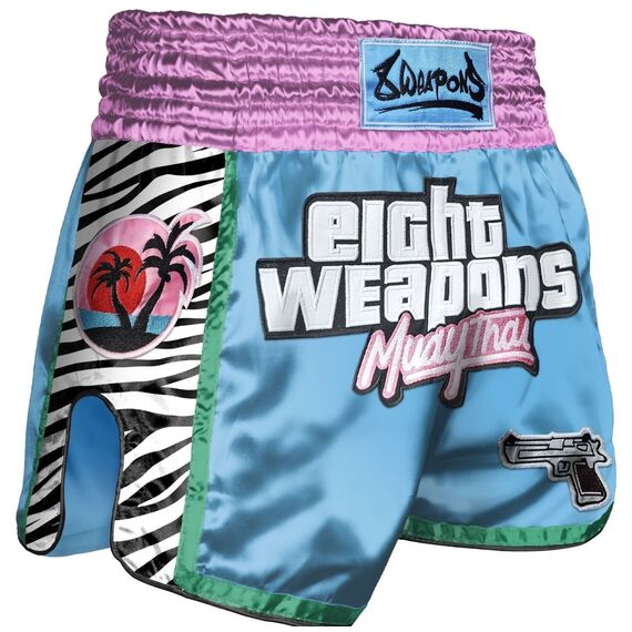 8W-8050039-4-8 WEAPONS Muay Thai Shorts - Miami Thai XL