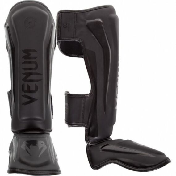 VE-1394-BLACK-M-Venum Elite Standup Shinguards-Black