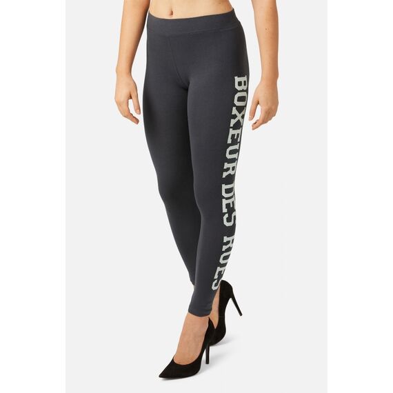 BXW1001906AQANTM-Basic Leggings With Front Logo