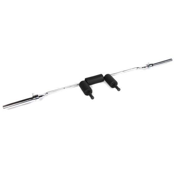 GL-7640344751683-&quot;Safety&quot;&quot; steel squat bar 220cm &#216;50mm + 2 disc stops&quot;