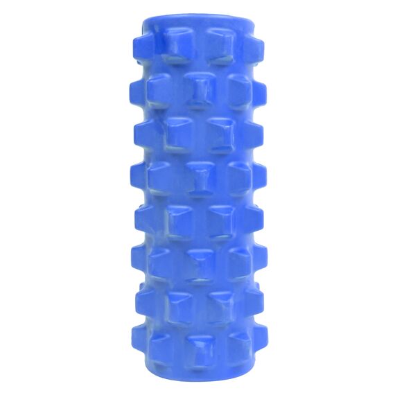 GL-7640344750457-33cm foam massage roller with &#216; 14cm spikes | Blue