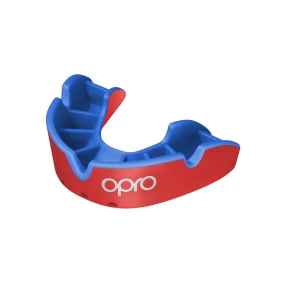 OP-102503004-OPRO Self-Fit&nbsp; Junior Silver - Red/Dark Blue