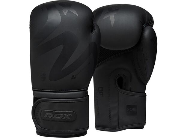 RDXBGR-F15MB-10OZ-Boxing Glove F15 Matte Black-10Oz